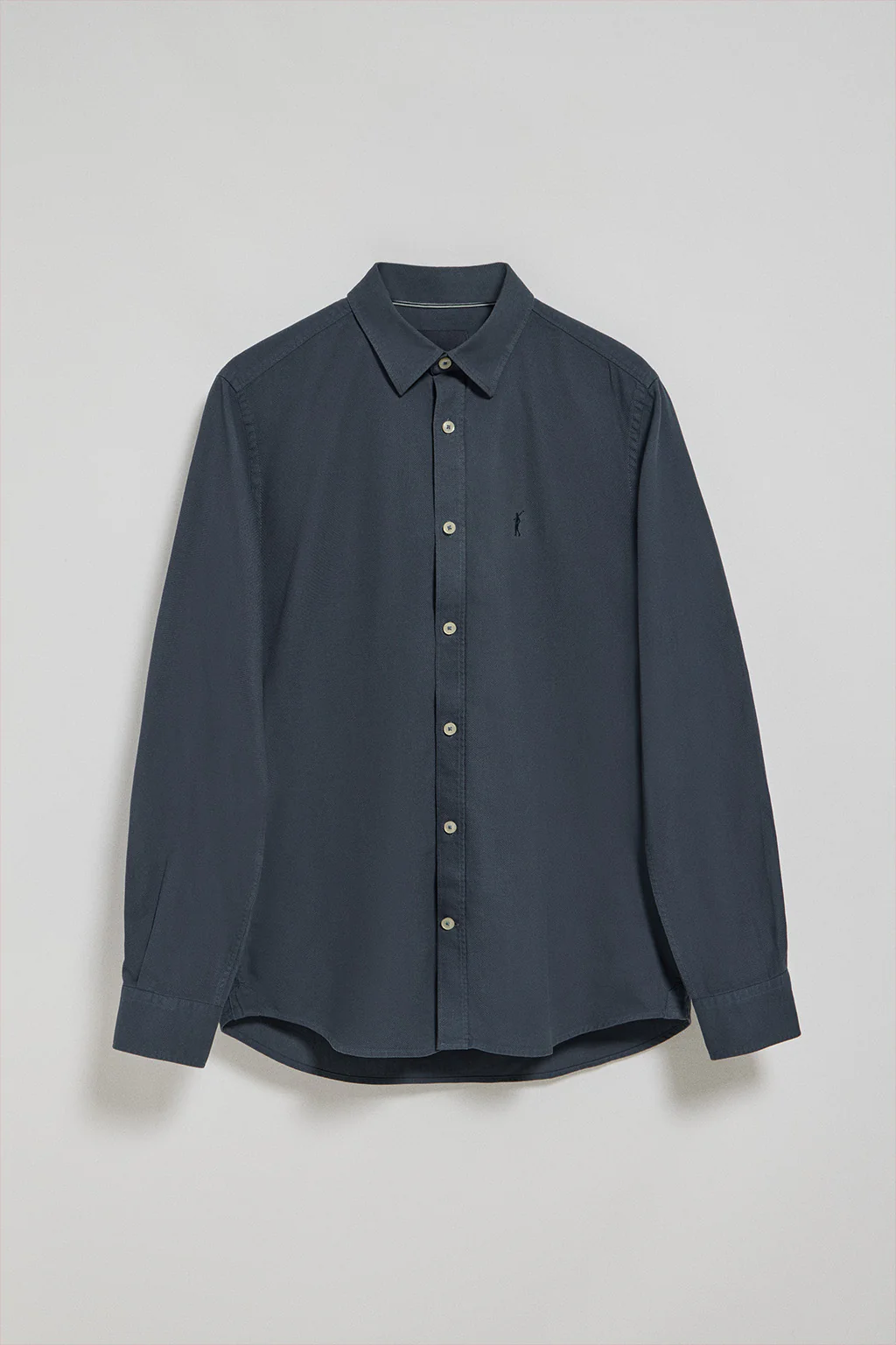 Navy-blue shirt Stanford with Rigby Go tonal embroidered logo - Image 10