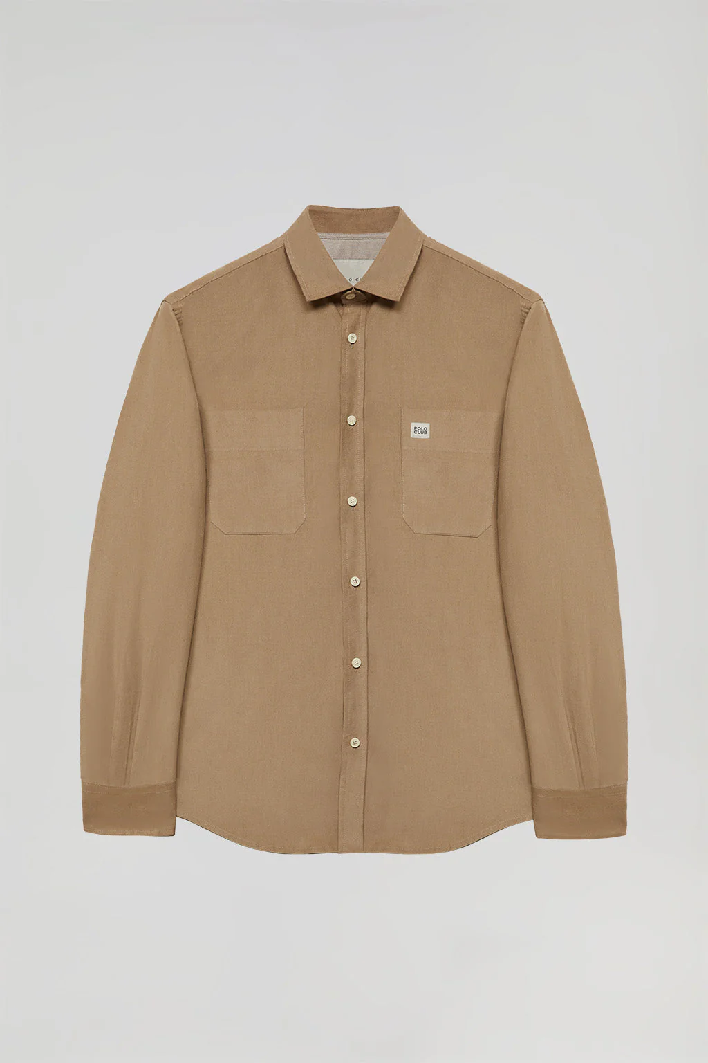 Sandy micro cord shirt with pockets and Polo Club detail - Image 6