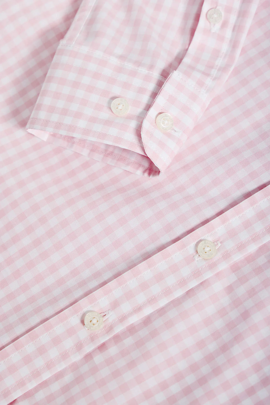 Pink shirt with vichy checks and Polo Club detail - Image 8