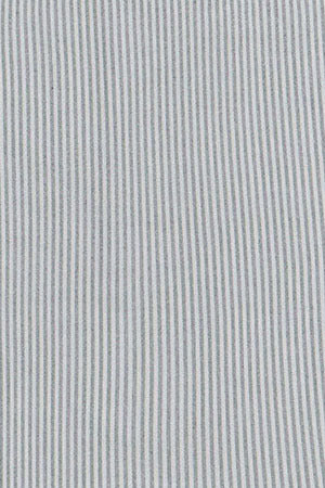 Grey striped Oxford shirt Yale with embroidered Rigby Go logo - Image 11