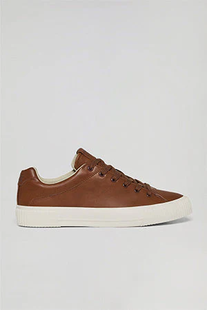 Camel faux-leather Habana men trainers with Polo Club details - Image 6