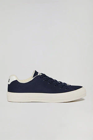 Navy-blue Habana canvas women trainers with Polo Club details - Image 6