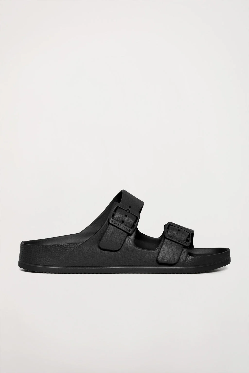 Black bio sandal with buckles for men - Image 5