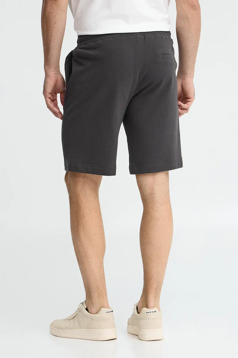Dark-grey jogger shorts with Polo Club logo - Image 4