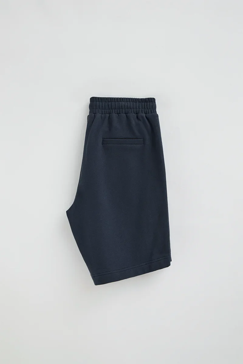 Navy-blue jogger shorts with Polo Club logo - Image 3