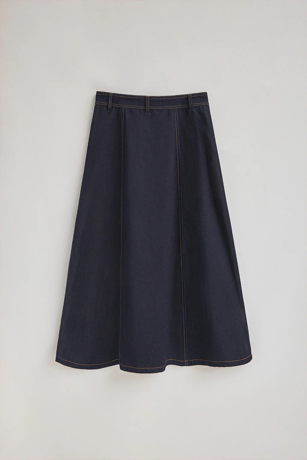 Blue denim skirt Alisa with Polo Club details - Image 8