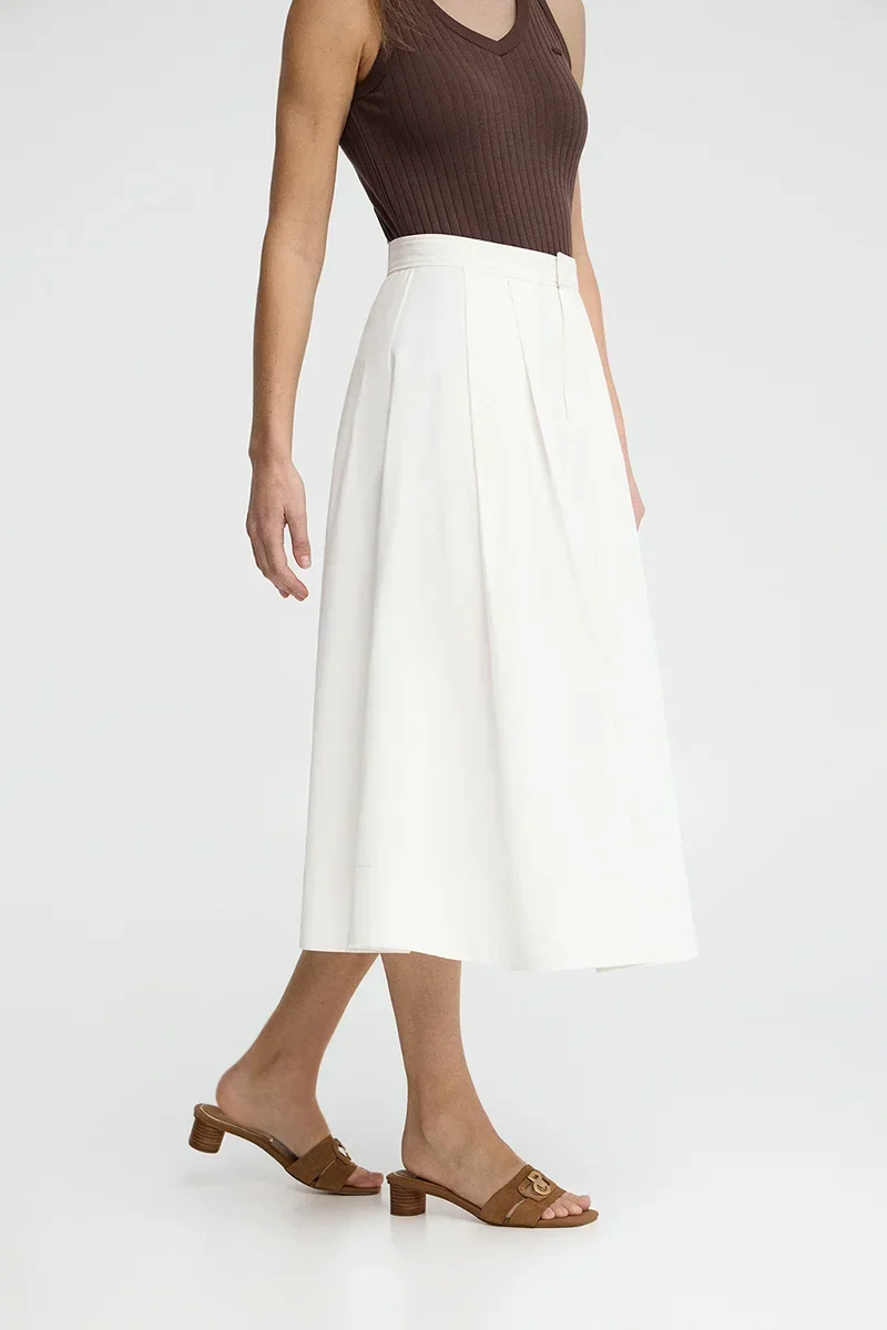 White long pleated skirt Polo Club - Image 4