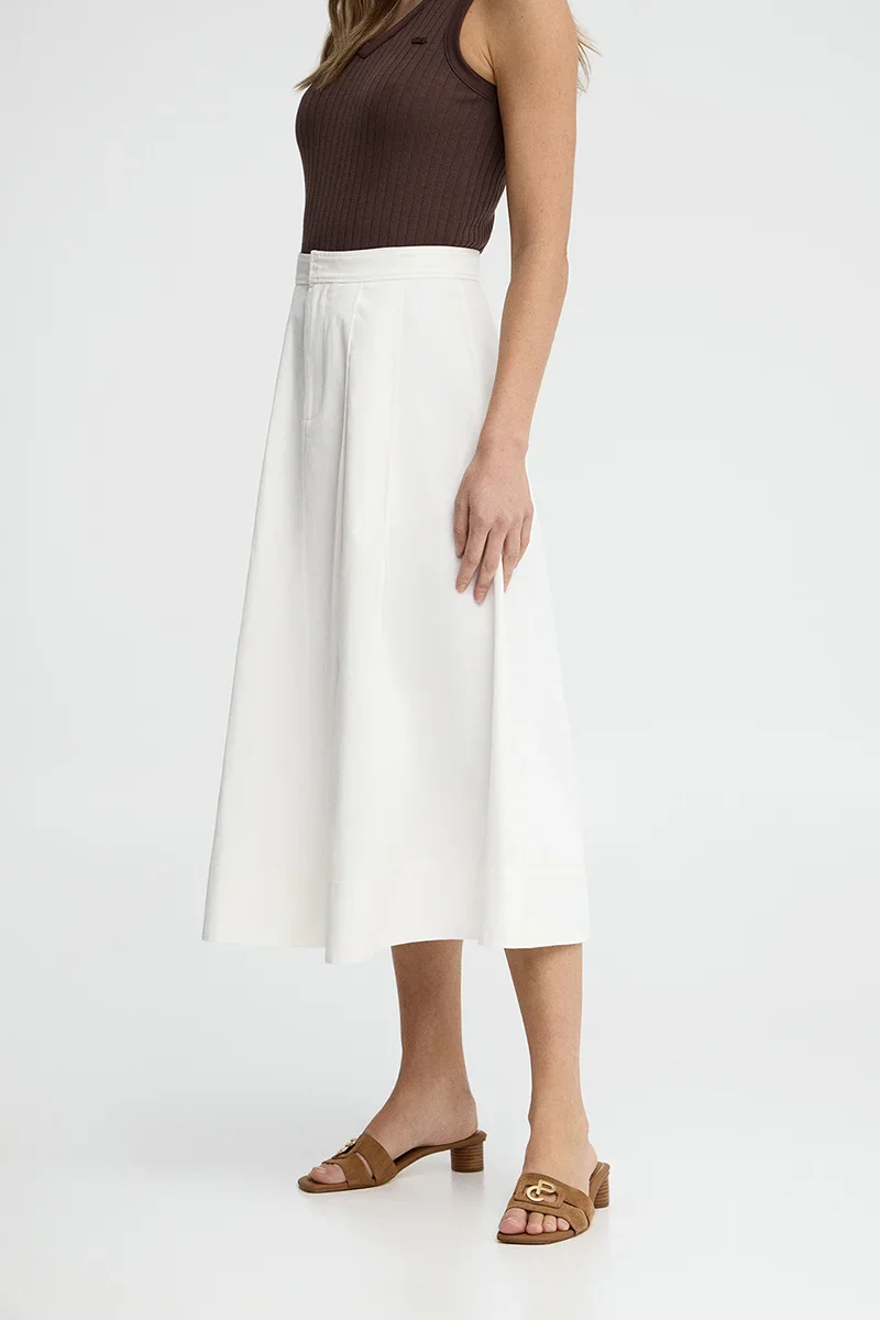 White long pleated skirt Polo Club - Image 5