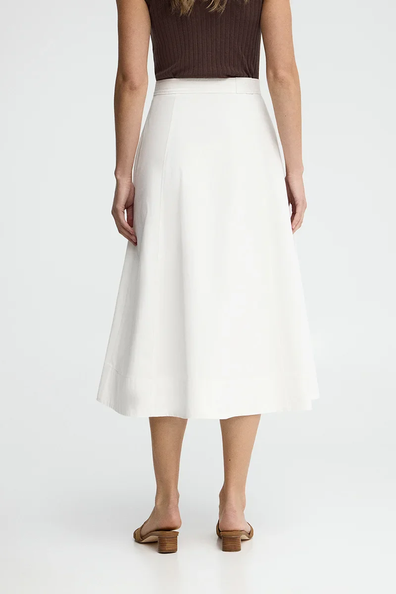 White long pleated skirt Polo Club - Image 6