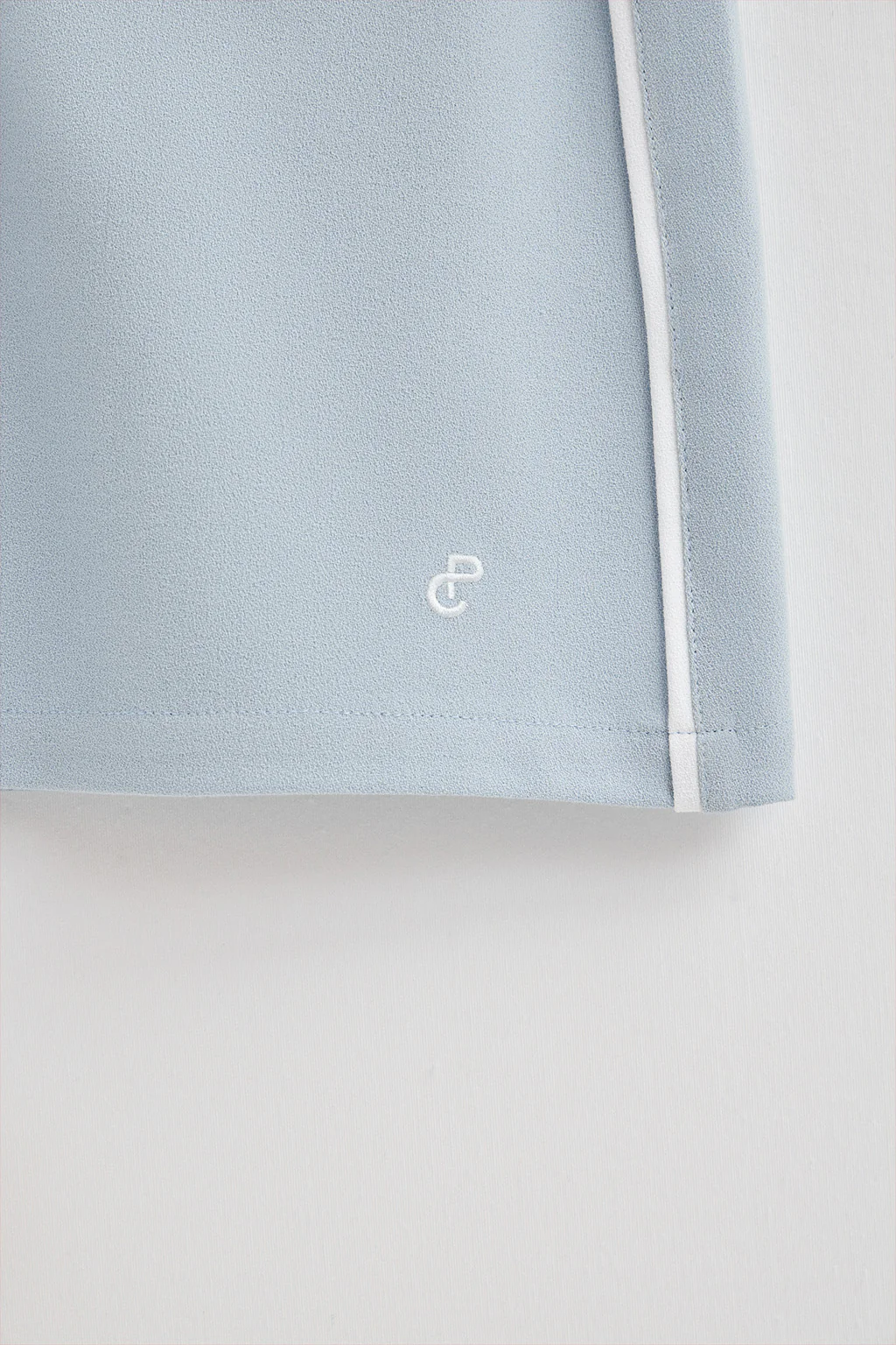 Light-blue skirt June with embroidered monogram - Image 7