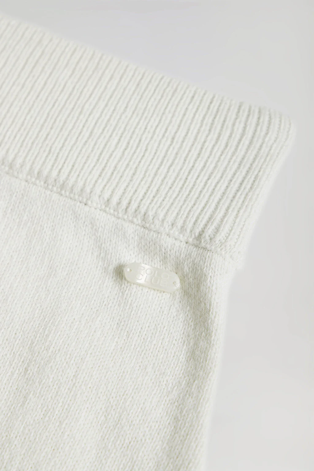 Beige knit midi skirt with Polo Club detail - Image 3