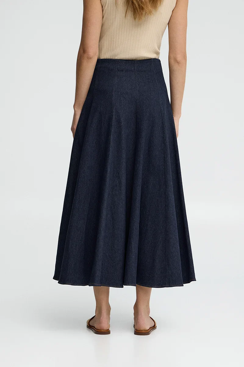 Mid-blue Eva denim skirt Polo Club - Image 6