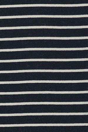 Navy-blue striped sweatshirt Captain with embroidered monogram - Image 9