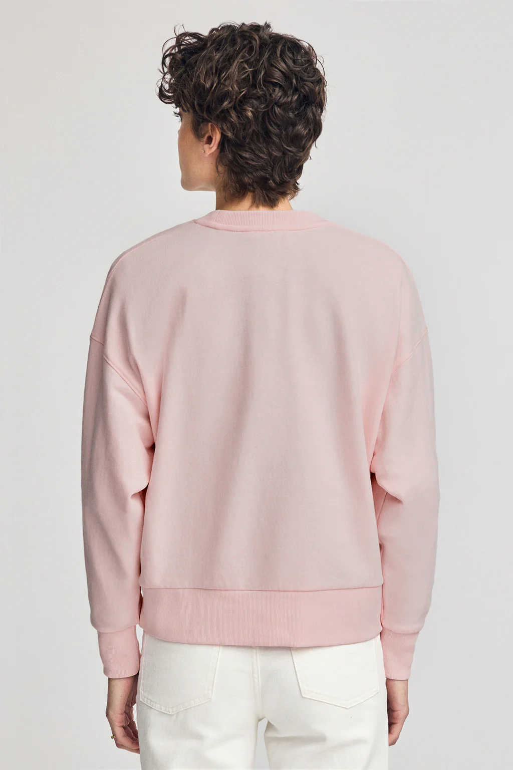 Pink sweatshirt with Polo Club front rubber logo - Image 2