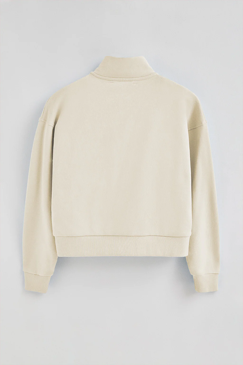 Nude boxy-fit sweatshirt with Polo Club rubber logo - Image 7