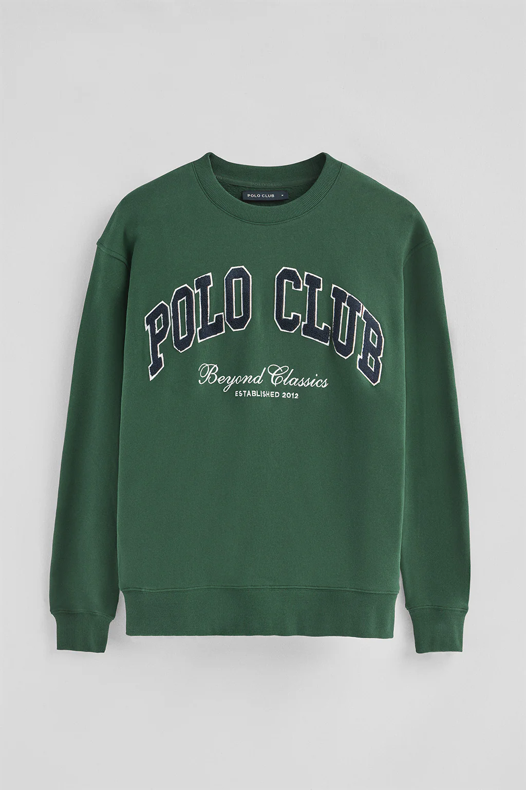 Bottle-green wide-fit sweatshirt Established 2012 Polo Club - Image 6