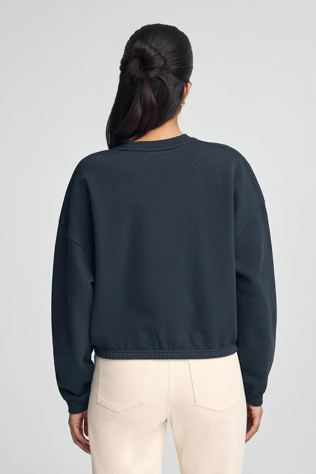 Navy-blue wide-fit sweatshirt with Polo Club logo - Image 5