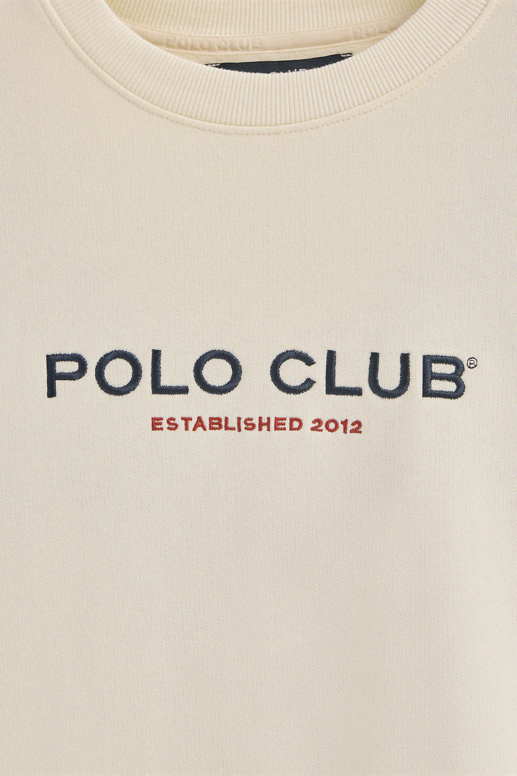 Nude relaxed-fit sweatshirt Established 2012 Polo Club - Image 7