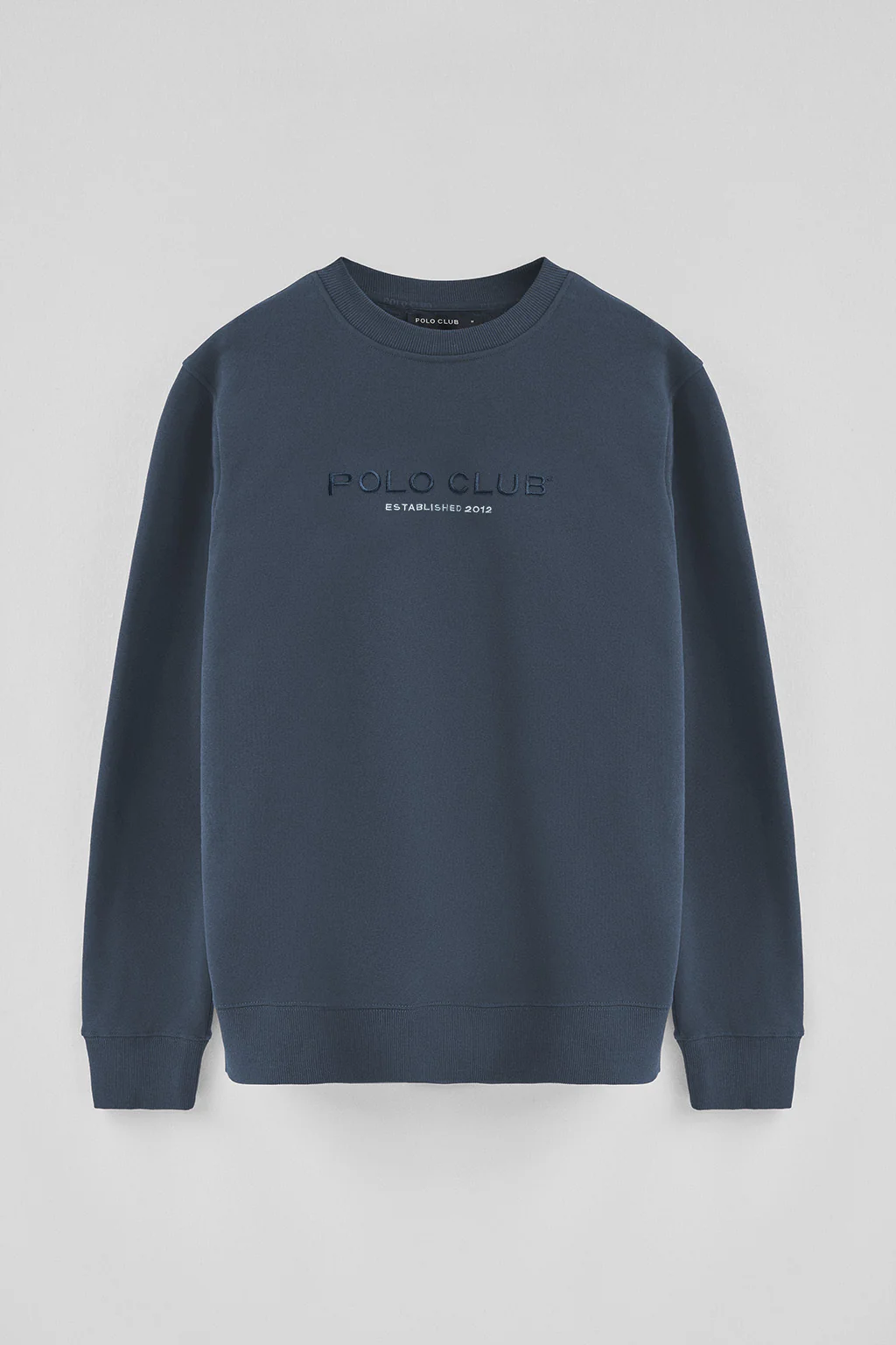 Denim-blue relaxed-fit sweatshirt Established 2012 Polo Club - Image 6
