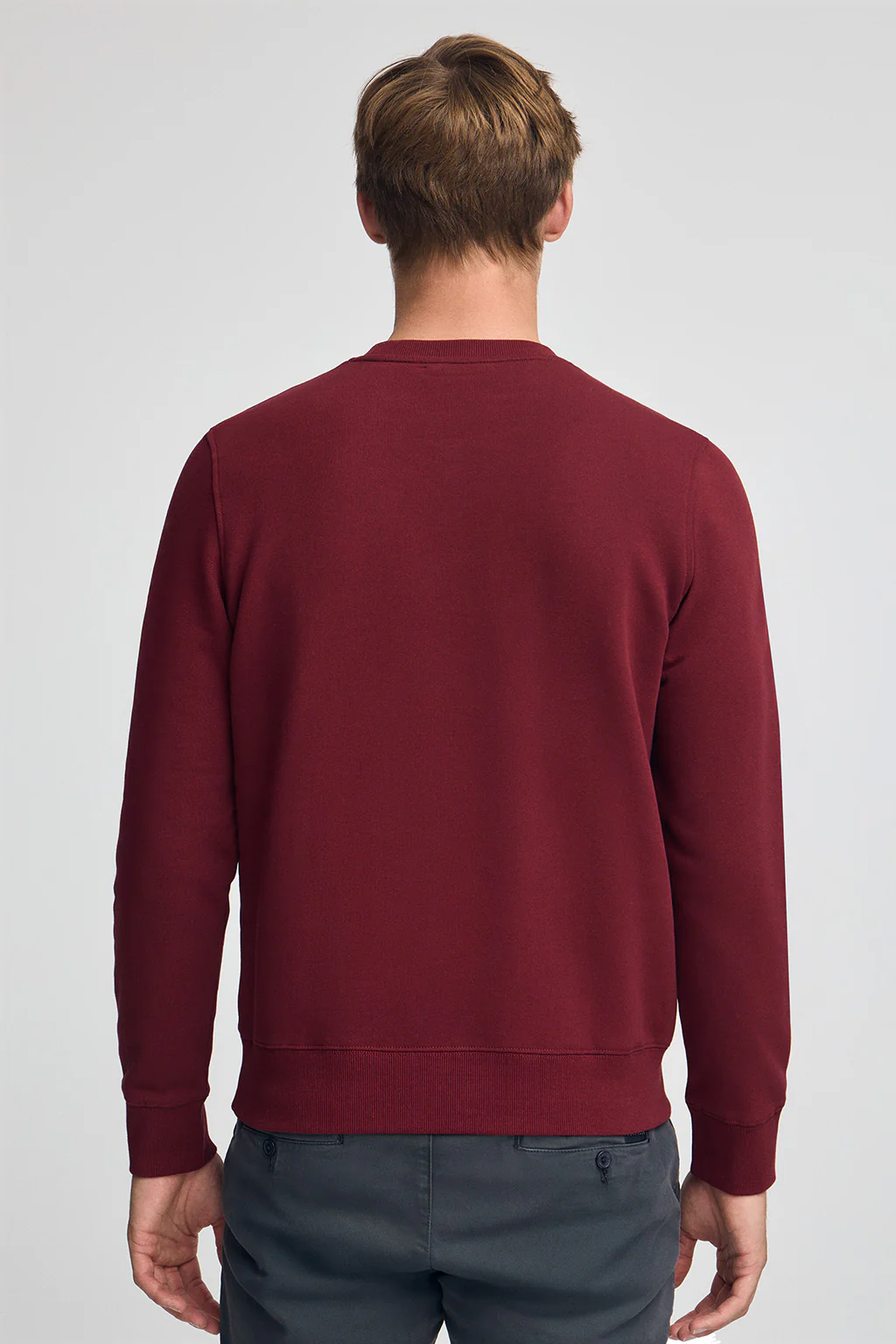 Maroon relaxed-fit sweatshirt Established 2012 Polo Club - Image 5