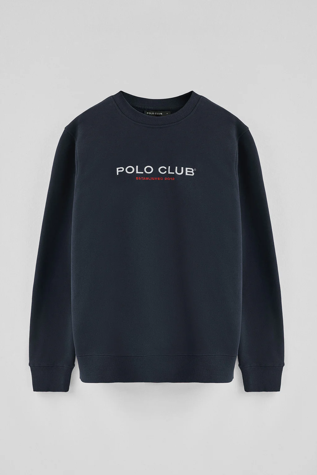 Navy-blue relaxed-fit sweatshirt Established 2012 Polo Club - Image 8