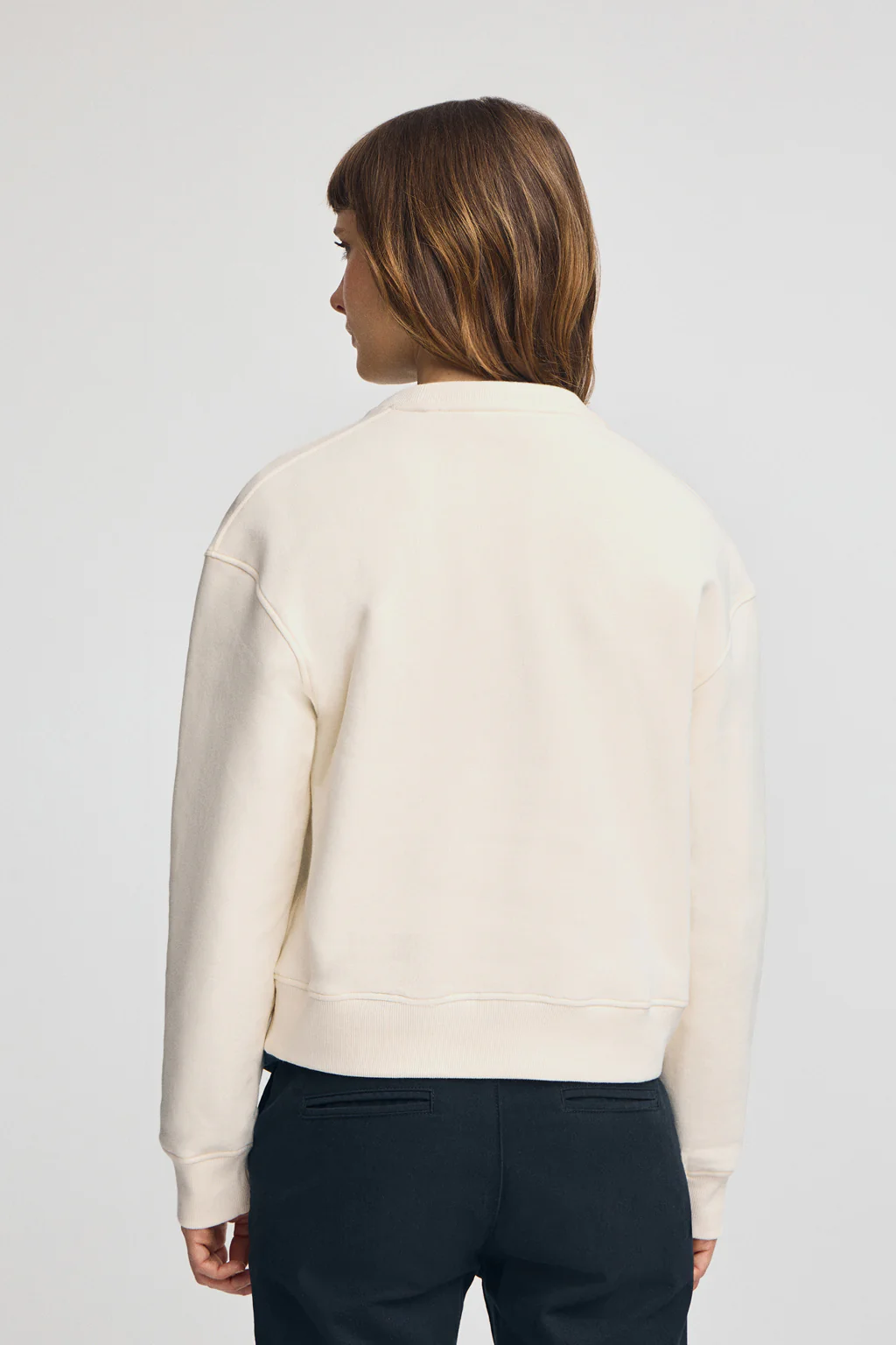 Nude boxy-fit sweatshirt Established 2012 Polo Club - Image 5