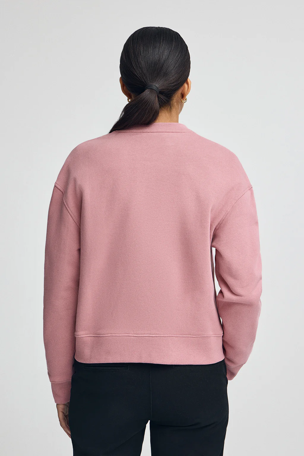 Dusty-pink boxy-fit sweatshirt Established 2012 Polo Club - Image 5