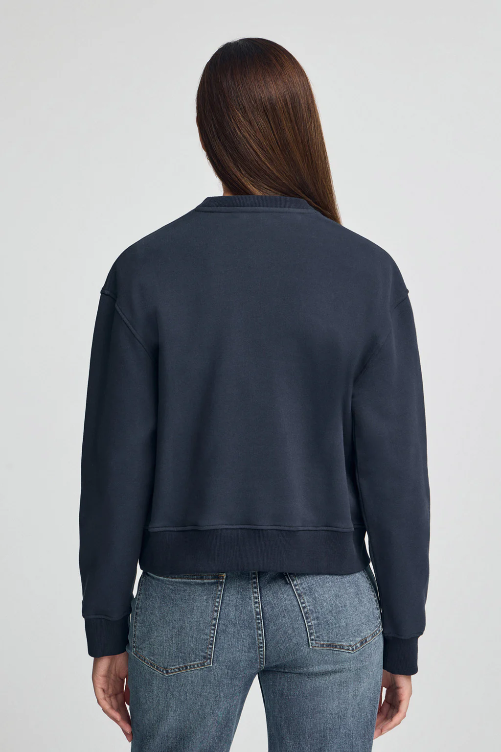 Navy-blue boxy-fit sweatshirt Established 2012 Polo Club - Image 5