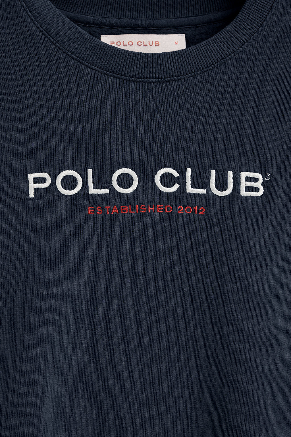 Navy-blue boxy-fit sweatshirt Established 2012 Polo Club - Image 7
