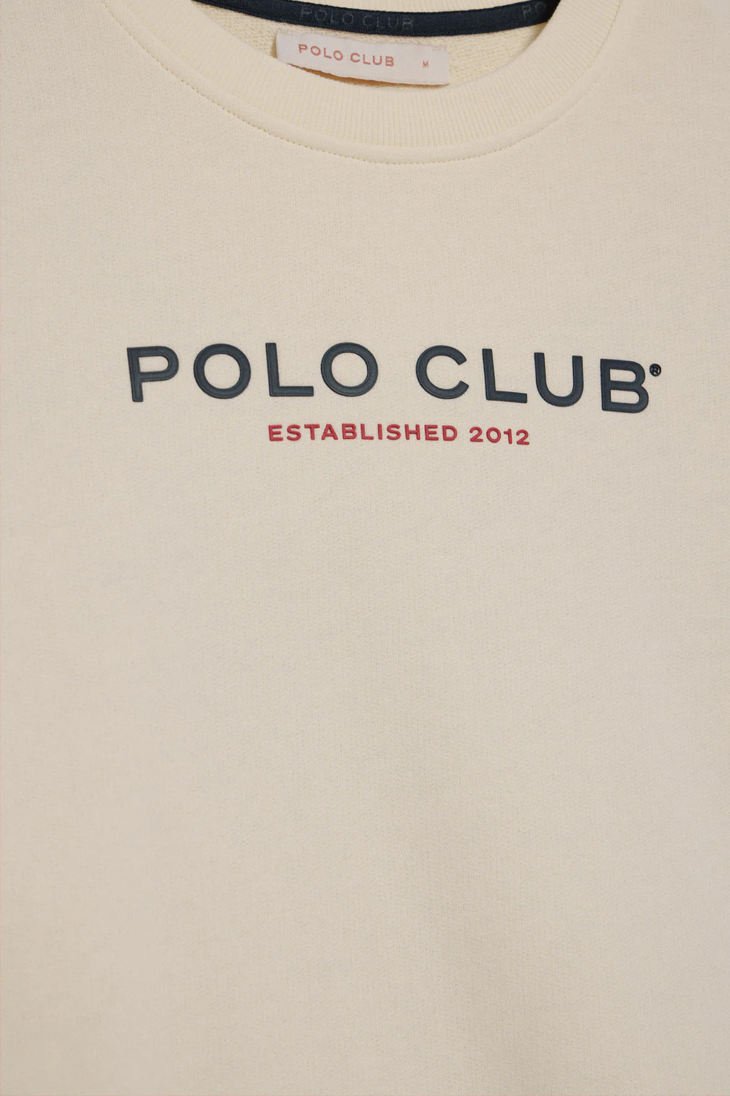 Nude sweatshirt with Polo Club rubber logo - Image 7