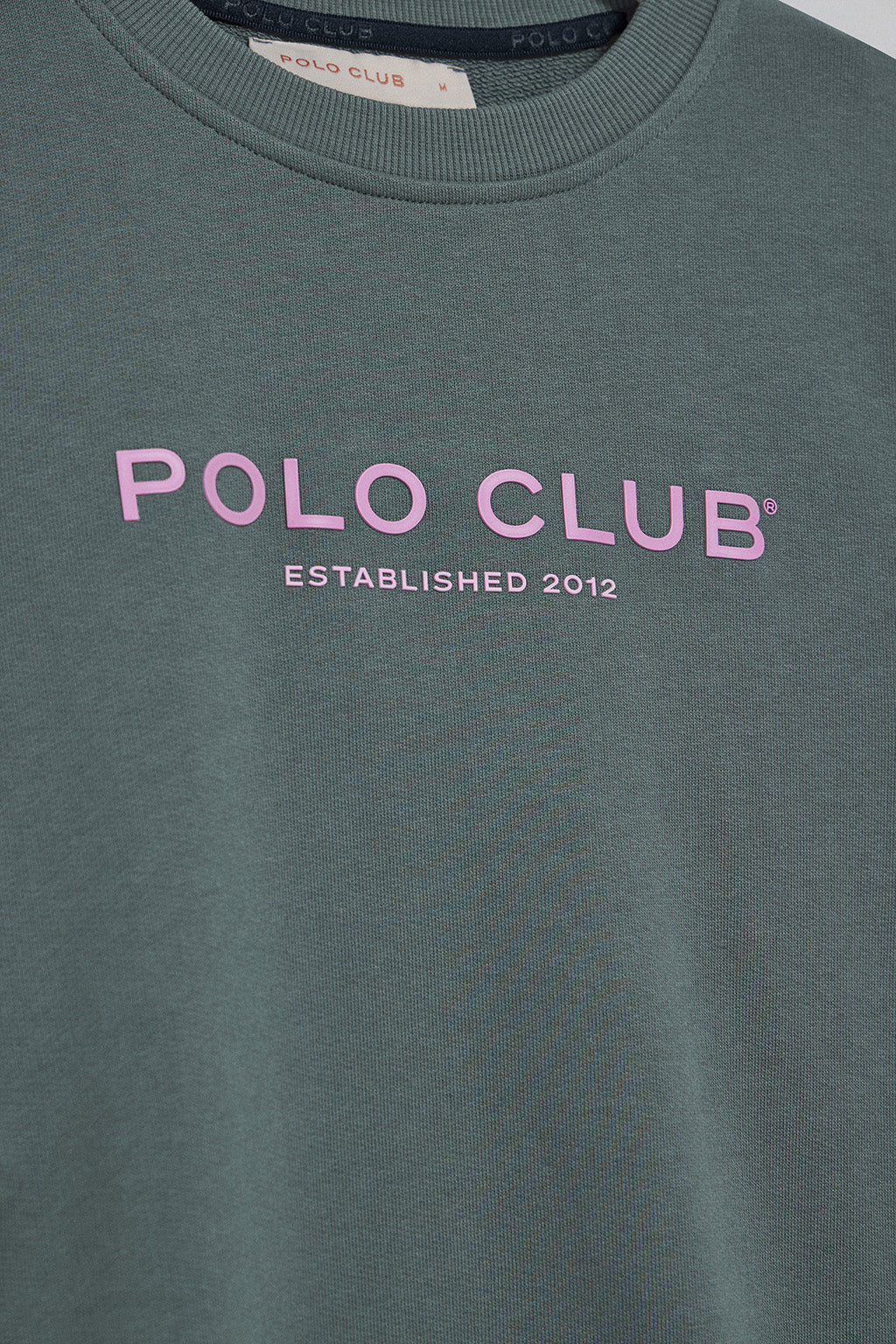 Grey sweatshirt with Polo Club rubber logo - Image 7