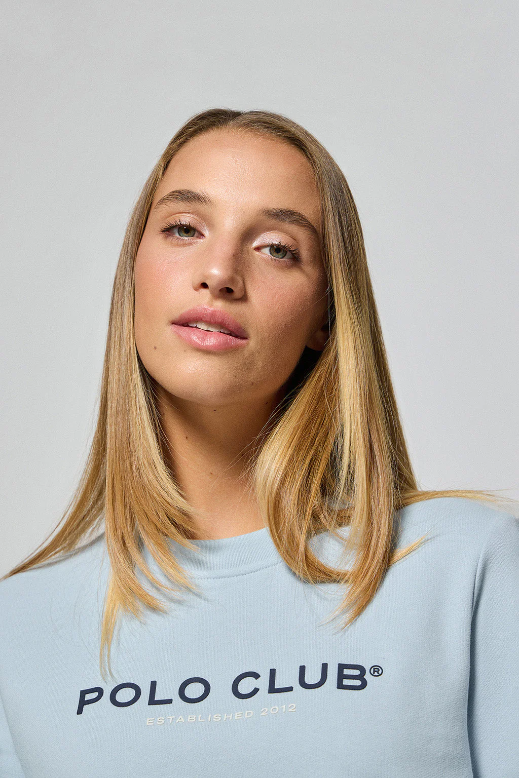 Blue-baby slim-fit sweatshirt with Polo Club logo - Image 4