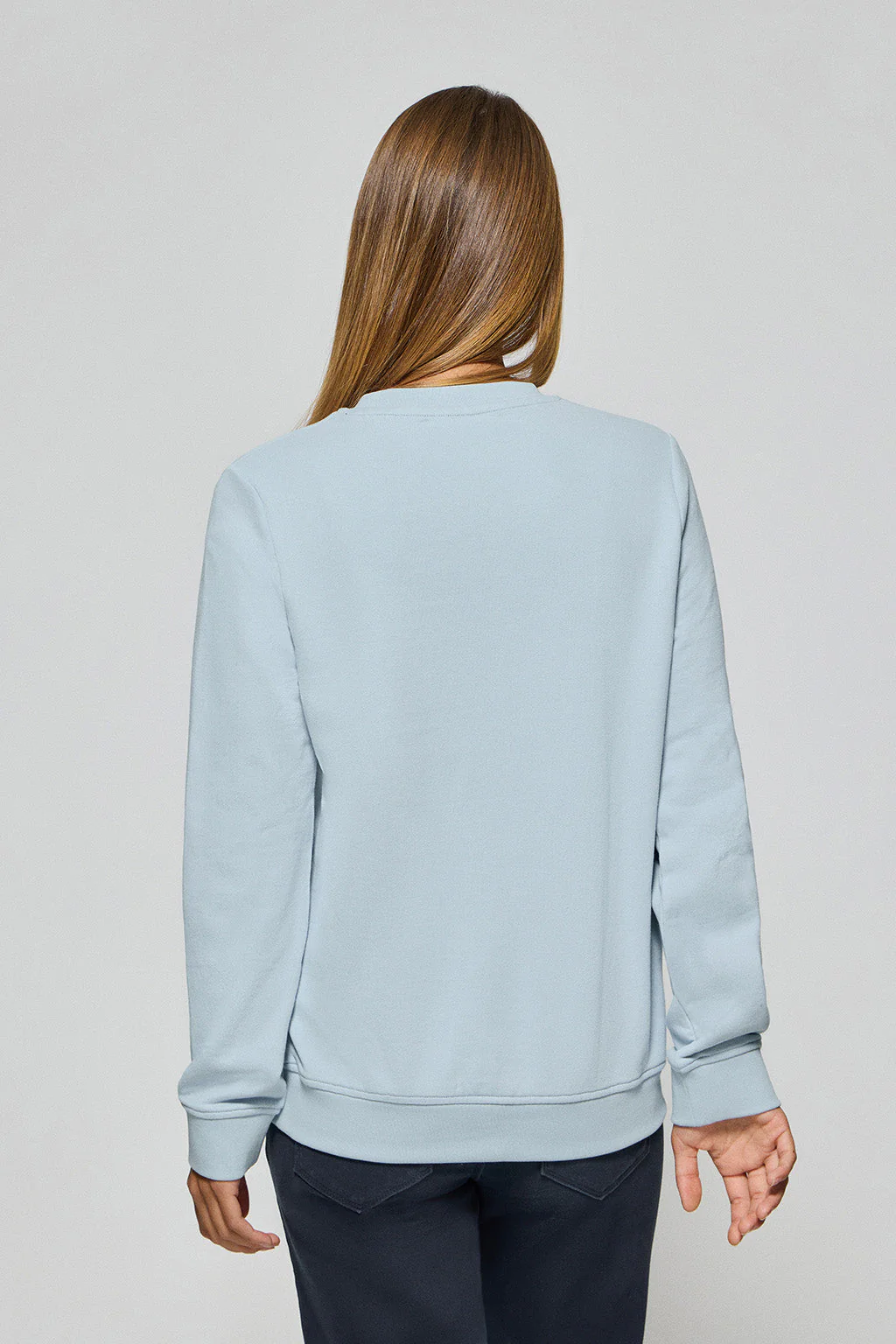 Blue-baby slim-fit sweatshirt with Polo Club logo - Image 6