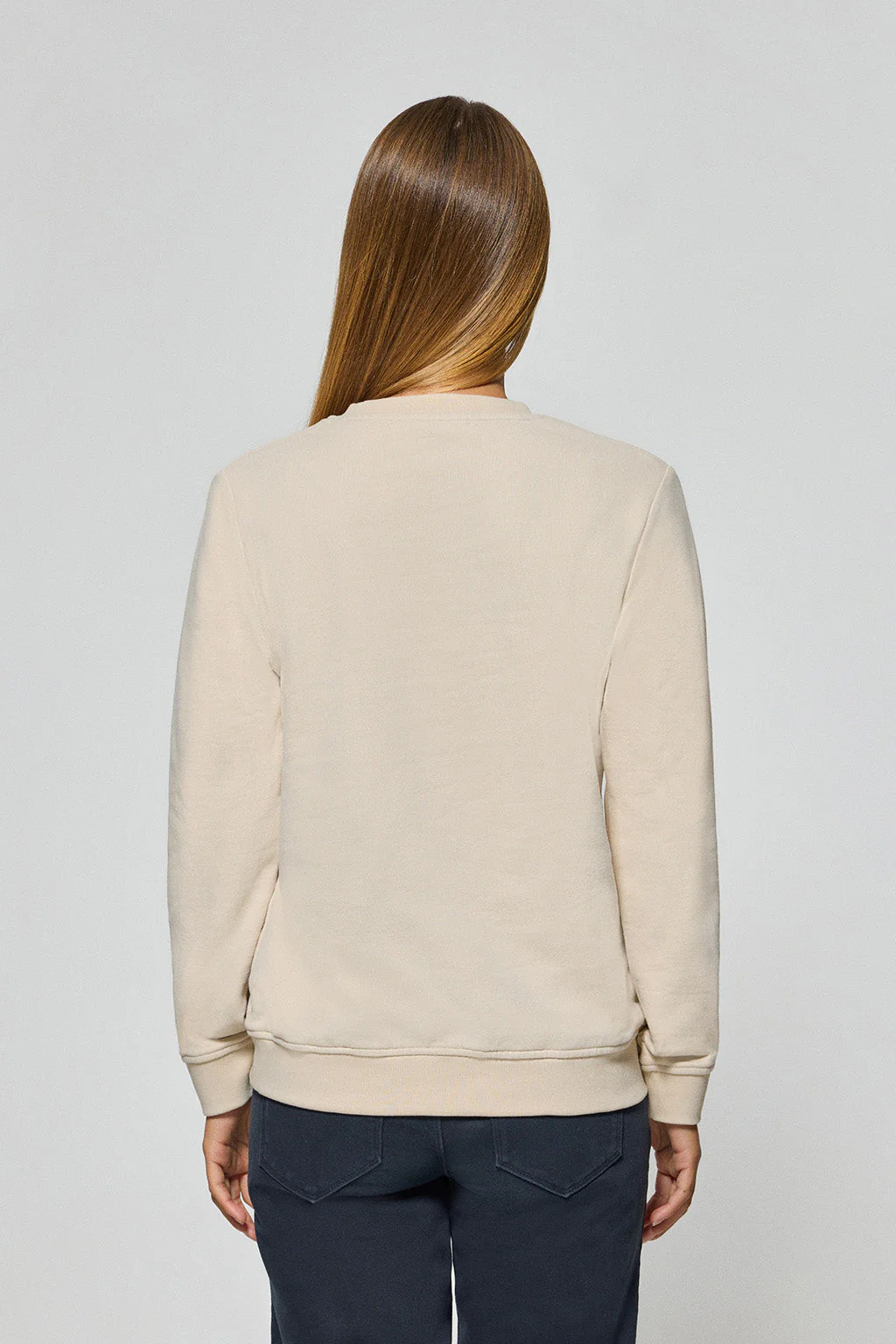 Beige slim-fit sweatshirt with Polo Club logo - Image 7