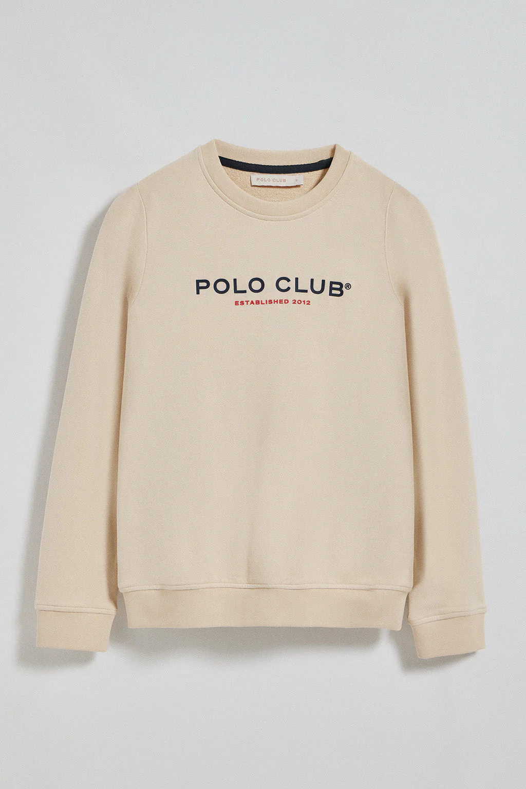 Beige slim-fit sweatshirt with Polo Club logo - Image 8