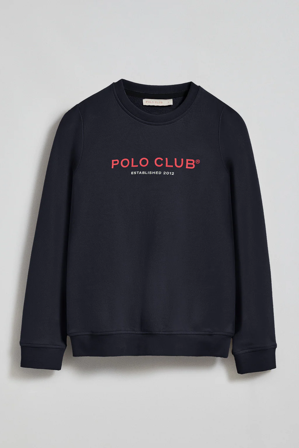 Navy-blue slim-fit sweatshirt with Polo Club logo - Image 5