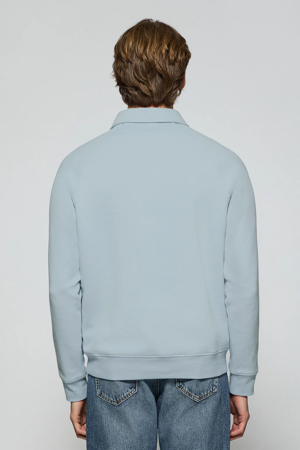 Light-blue polo sweatshirt Gorka with Polo Club monogram - Image 2