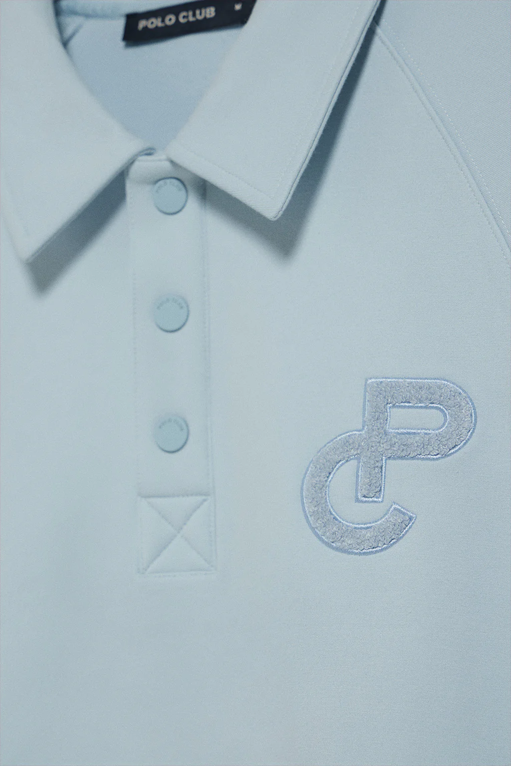 Light-blue polo sweatshirt Gorka with Polo Club monogram - Image 7