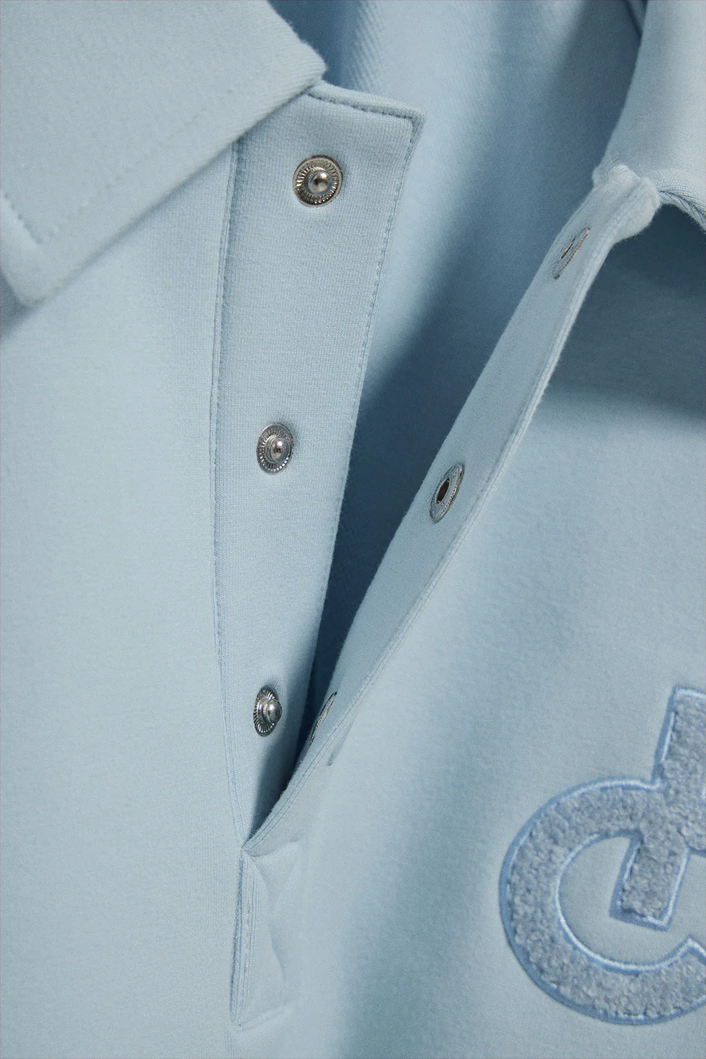 Light-blue polo sweatshirt Gorka with Polo Club monogram - Image 8
