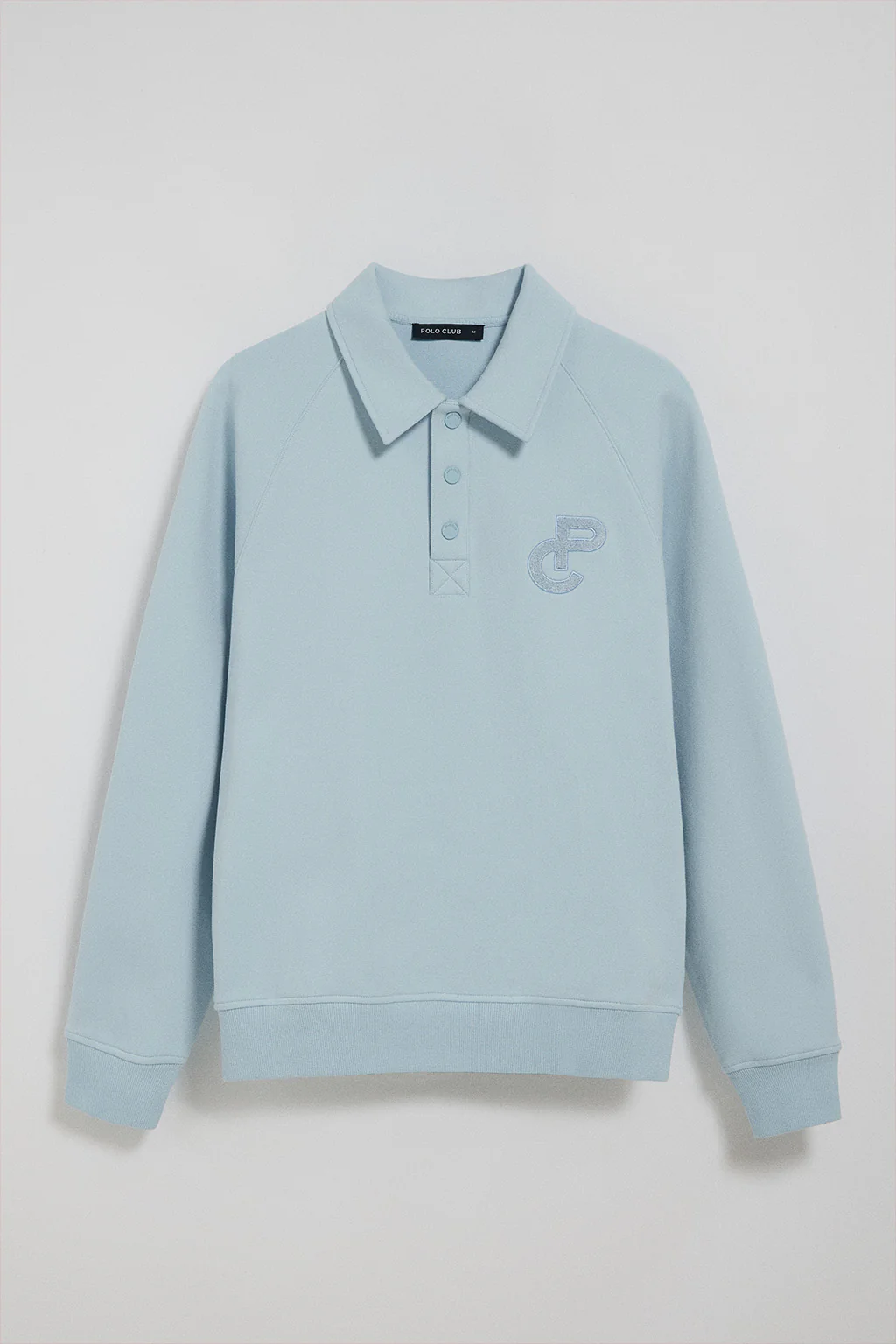 Light-blue polo sweatshirt Gorka with Polo Club monogram - Image 9