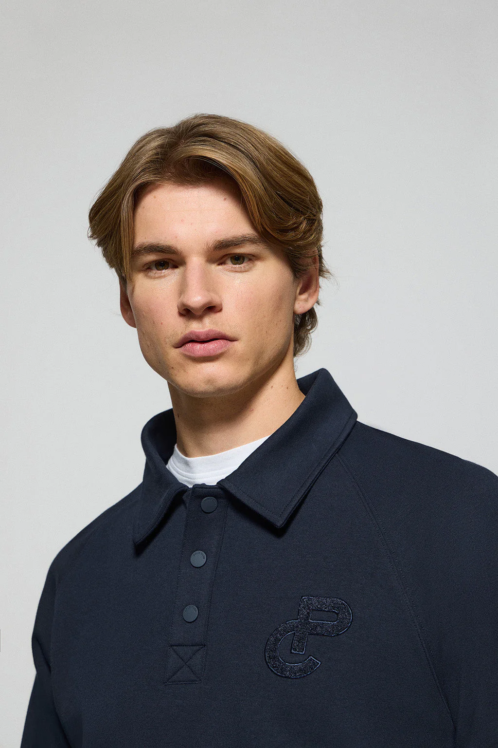 Navy-blue polo sweatshirt Gorka with Polo Club monogram - Image 3