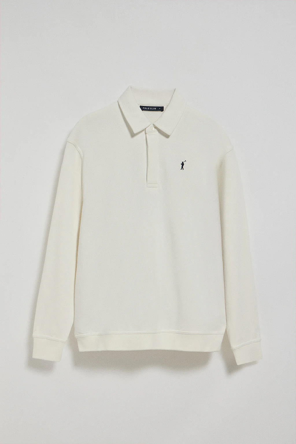 Beige polo-collar sweatshirt Hadid with Rigby Go logo - Image 5