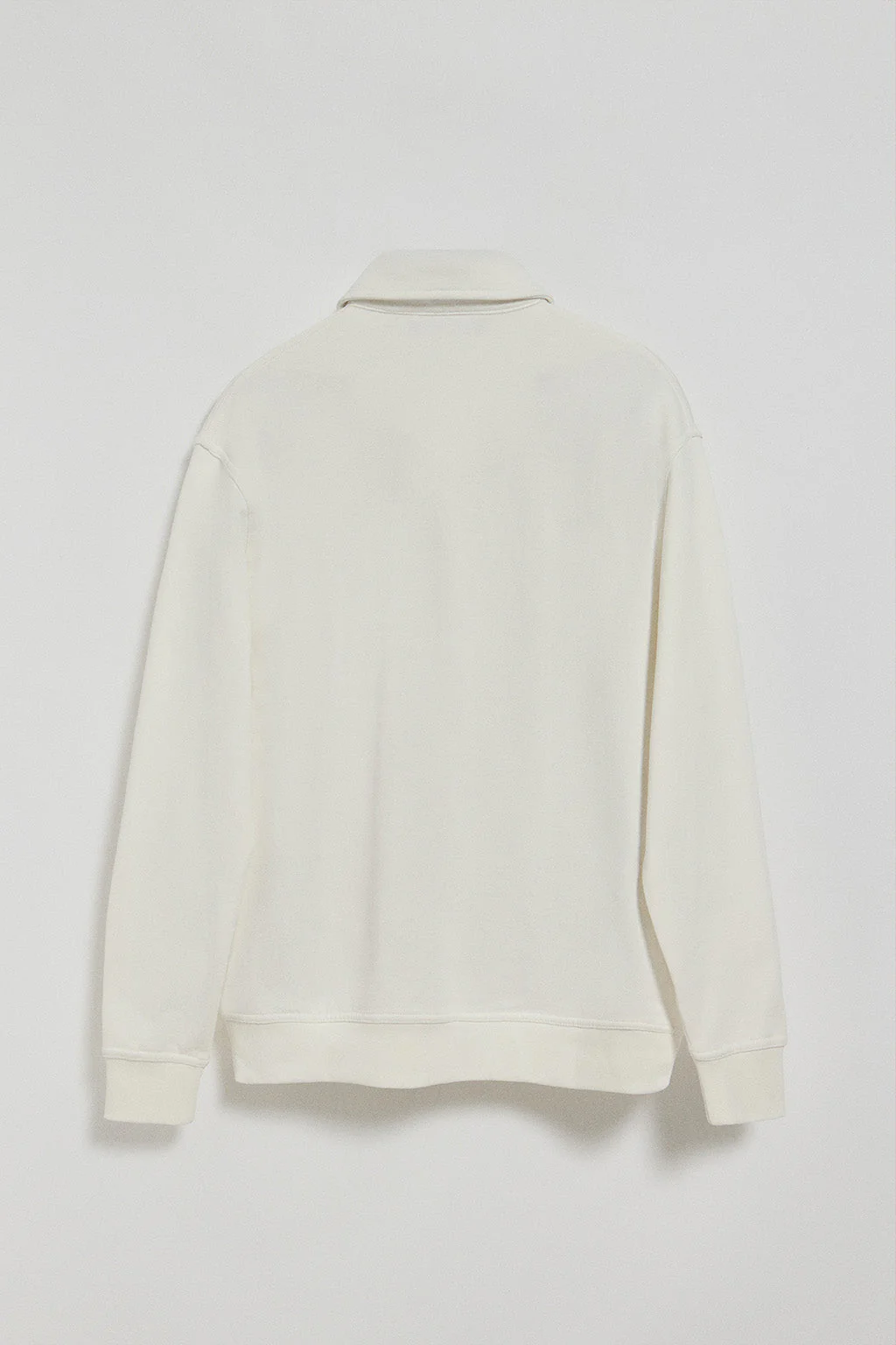 Beige polo-collar sweatshirt Hadid with Rigby Go logo - Image 7