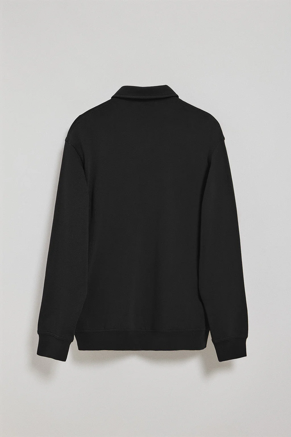 Black polo-collar sweatshirt Hadid with Rigby Go logo - Image 7