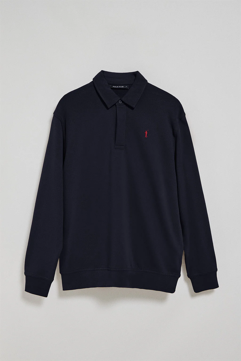 Navy-blue polo-collar sweatshirt Hadid with Rigby Go logo - Image 5