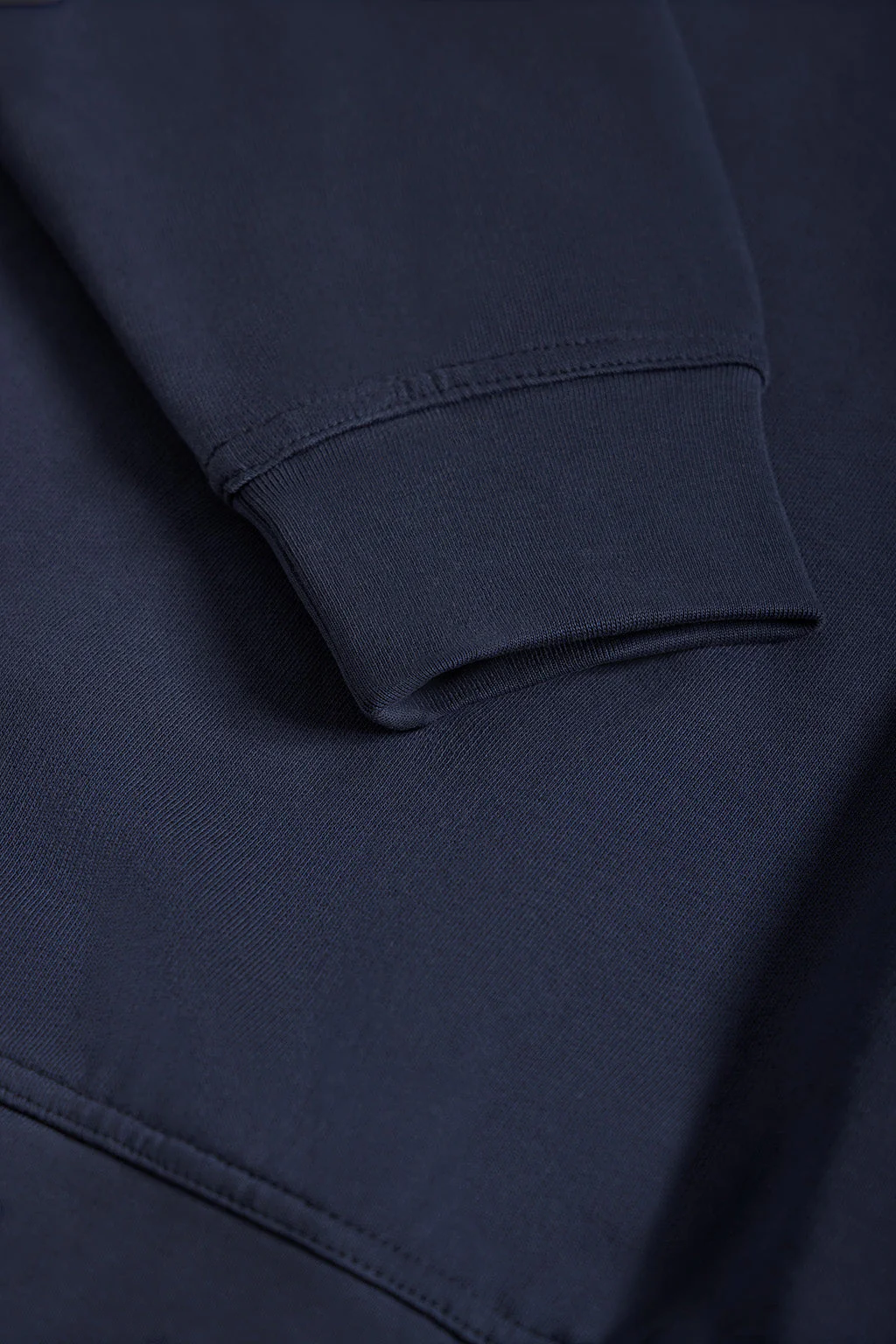 Navy-blue polo-collar sweatshirt with Rigby Go embroidery - Image 8