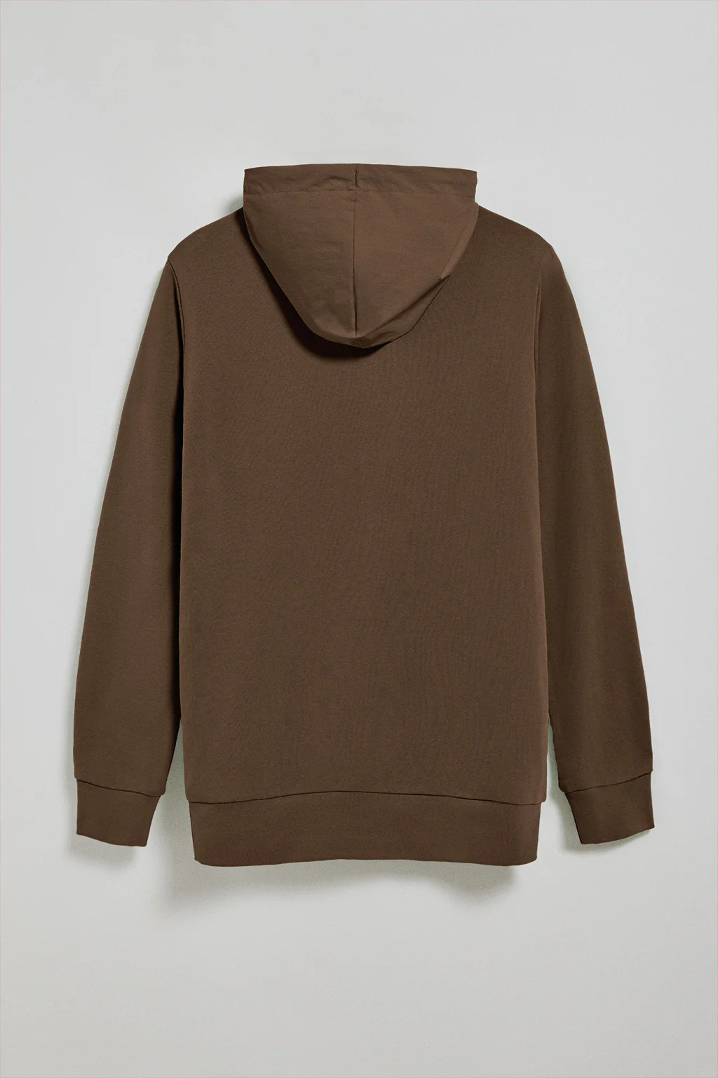 Dark-brown half-zip hoodie with Rigby Go logo - Image 2