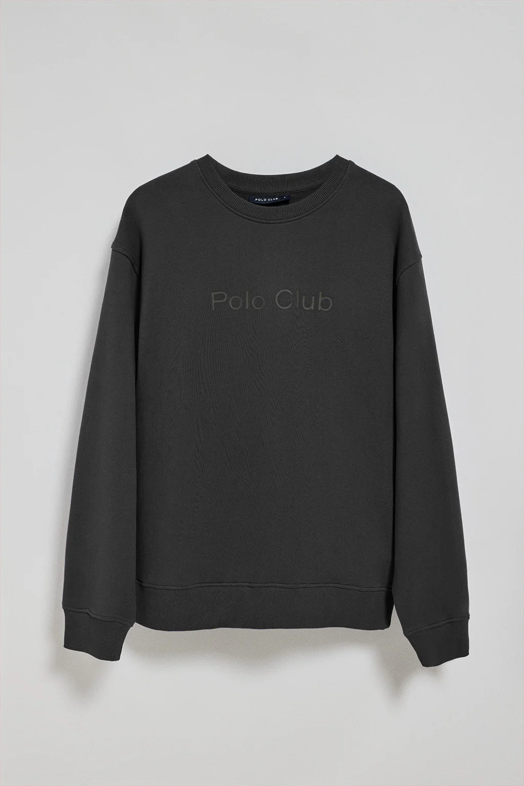 Black round-neck sweatshirt with Polo Club logo - Image 8