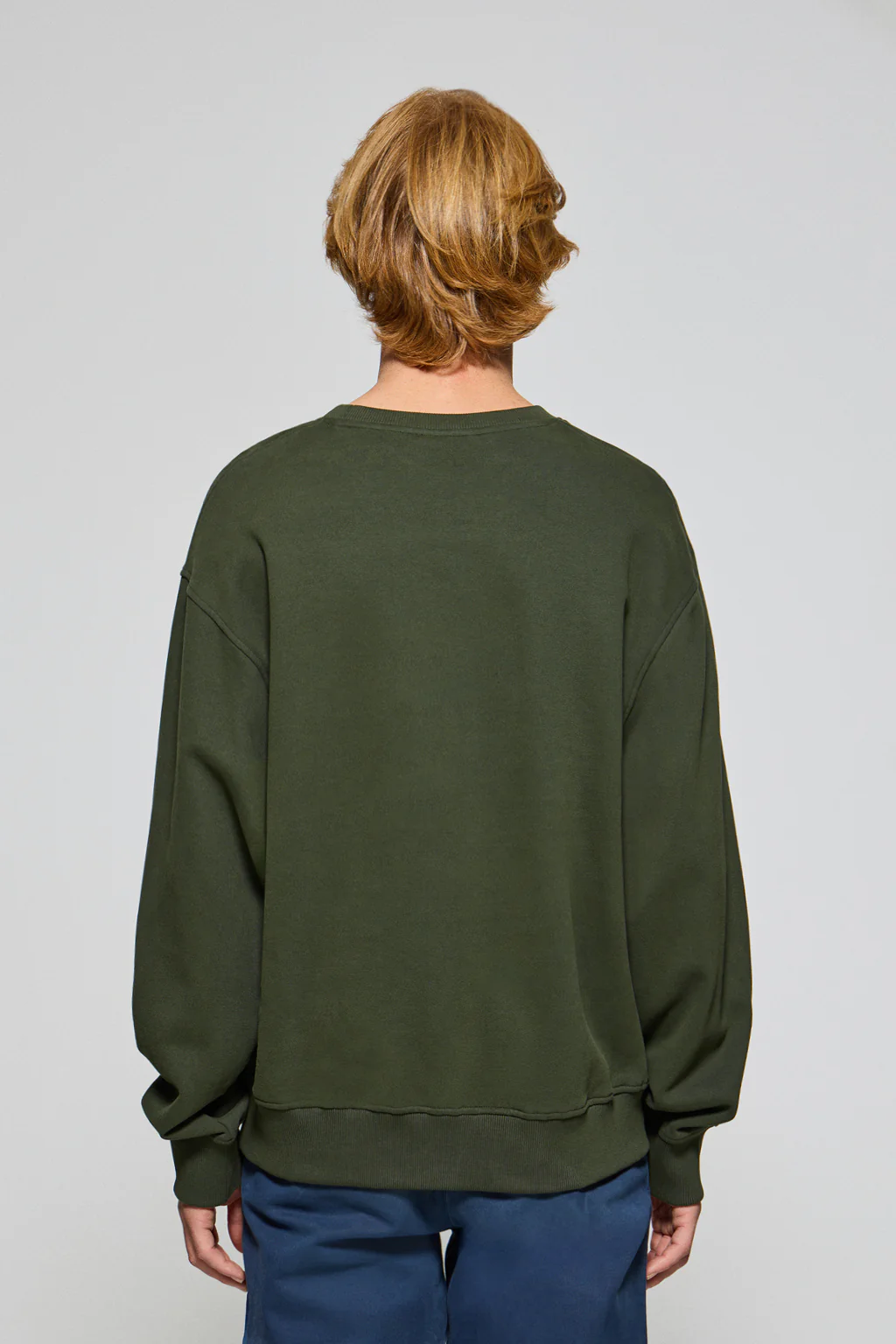 Dark-green round-neck sweatshirt with Polo Club logo - Image 2