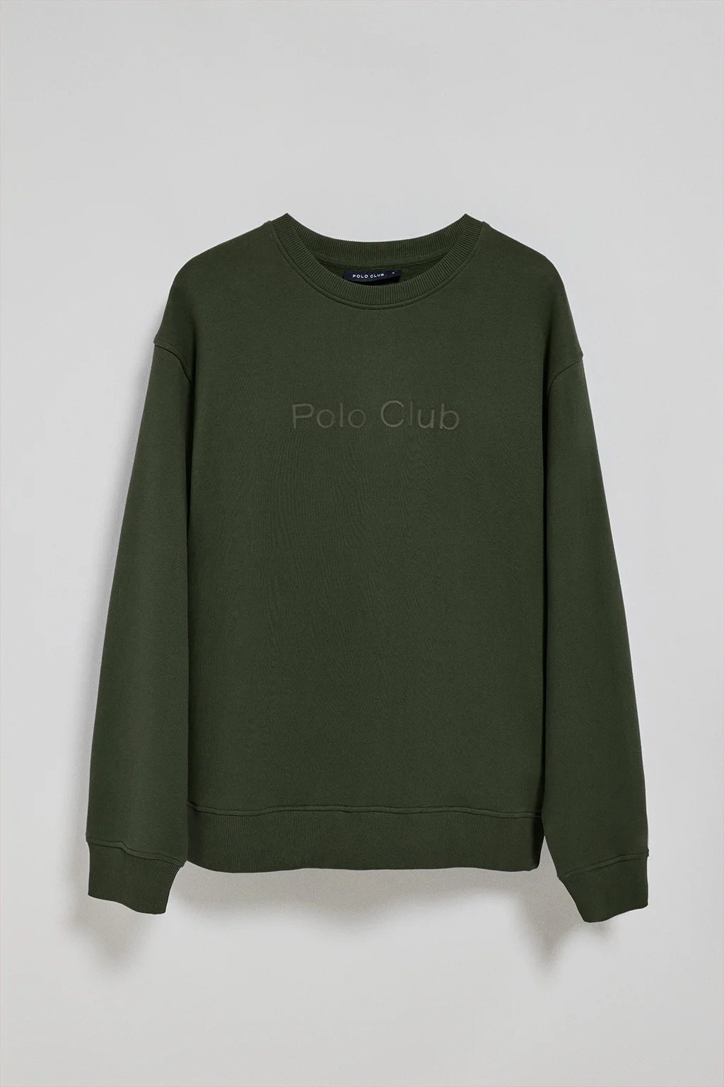 Dark-green round-neck sweatshirt with Polo Club logo - Image 5